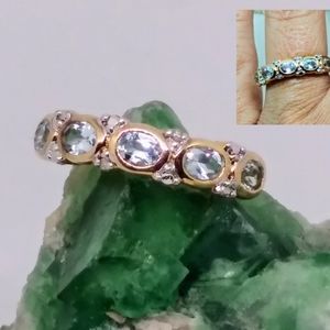 "Ross Simons" aquamarine ring